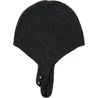 GOBI Cashmere Gorra 'Knitted Aviator Cap' antracita