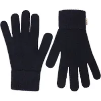 GOBI Cashmere Guantes con dedos 'Essential Knit Cashmere Gloves' negro