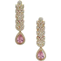 Avant Garde Pendientes 'Vellune' rosa claro