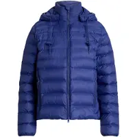 Ralph Lauren para mujer. 211958932500 Chaqueta hidrófuga con capucha azul (S), Casual, Nylon, outlet 2026.