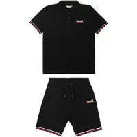 Lonsdale Ropa para correr 'Chillingham' rojo / negro / blanco