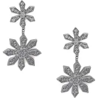 Avant Garde Pendientes 'Elvarine' plata