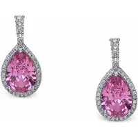 Avant Garde Pendientes 'Lunara' rosa claro