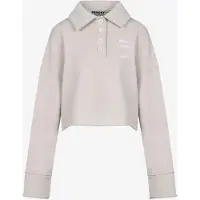 FEMSSY Sudadera 'COLLAR SWEATSHIRT GREY' beige