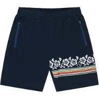 Ocean pacific Pantalón 'Beachbreak' navy / rojo claro / blanco