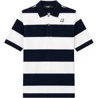 K-way Camiseta navy / blanco