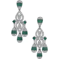 Avant Garde Pendientes 'Morielle' verde