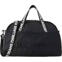 Karl lagerfeld JEANS Bolsa de viaje negro / blanco
