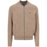 FYNCH-HATTON Cárdigan beige moteado
