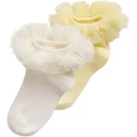 Next Calcetines amarillo claro / blanco