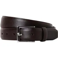 Hackett London para hombre. HM4100066 Cinturón de piel marrón (34), Casual, outlet 2026.