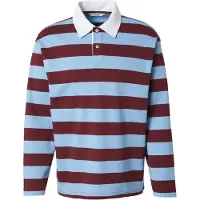 Selected Camiseta 'SLHCASPER' azul claro / rojo carmesí / blanco