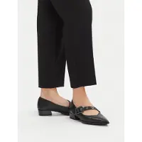 Hispanitas para mujer. HI254196 Zapatos de Piel Turin negro (36), 3 a 5cm, Hebilla, Casual, Fiesta, Clásico, outlet 2026.