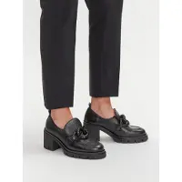 Hispanitas para mujer. HI254331 Mocasines de Piel Zurich negro (40), 5 a 8cm, Ninguno, Casual, Clásico, outlet 2026.