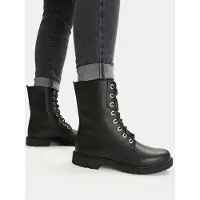 Timberland Premium 8 Inch Lace Up Waterproof Boot Black Full Grain Talla: 38 | Botas Outlet | Mujer | Negro