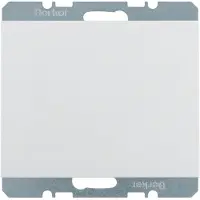 Hager BER K1, cubierta protectora sin base, color blanco polar brillante, código de producto: 10457009