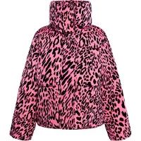 Faina Chaqueta de invierno rosa / negro
