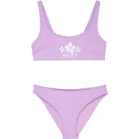 Roxy - Kid's Solid Active RG Bralette Set - Bikini size 12 Years, fucsia