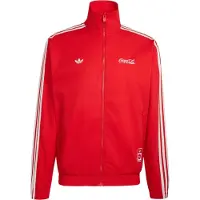 Adidas Chaqueta de entretiempo 'Coca Cola Classic Firebird' rojo / blanco