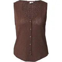 QS Chaleco de punto chocolate