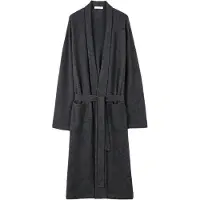 GOBI Cashmere Albornoz largo 'Men's Cashmere Robe' antracita