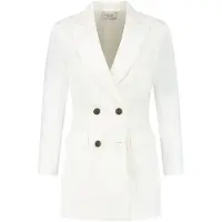 Vulto Blazer 'White Linen Jacket' blanco