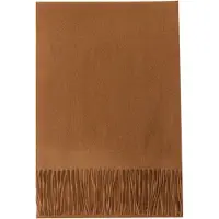 GOBI Cashmere Chal 'Unisex Cashmere Fringed Scarf' sepia