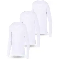 LOREZA Camiseta térmica 'Jungen Mädchen Langarmshirts' blanco