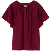 Oltre Blusa burdeos