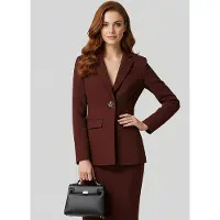 LapaPlus Blazer 'Women Jacket' rojo vino