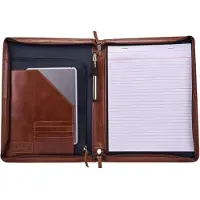 Leonhard heyden Cambridge Caso de escritura Piel natural 32 cm marrón