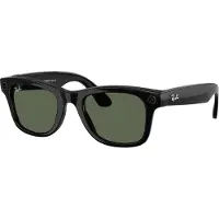 Ray-Ban - Gafas de sol - META Wayfarer - Gen 2 Shiny Black/G15 Green - Negro