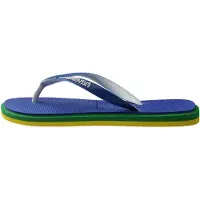 Havaianas Zapatos abiertos 'Brasil' azul / amarillo / verde / blanco