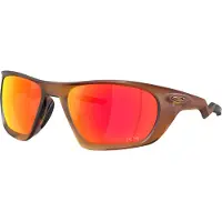 Oakley - Gafas de sol - Lateralis Matte Dark Amber/Prizm Ruby - Rojo