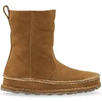 Birkenstock para mujer. 1023645 Botas Lahti Ante (Ajuste Estrecho) marrón (37), Plano, Ninguno, Casual, outlet 2026.