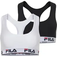 FILA Sujetador rojo vivo / negro / blanco / offwhite