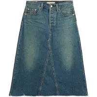 Levi's Hr A Line Decon Skirt Hinged Heart Talla: W26 | Faldas Midi Outlet | Mujer