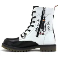 Goby Botas con cordones mezcla de colores