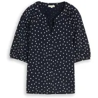 Tom Tailor Blusa navy / blanco