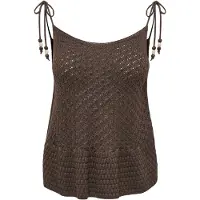 ONLY Top de punto 'JDYGreta' chocolate