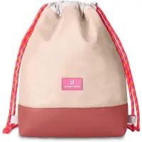 Johnny Urban Bolsa para gimnasio 'Nino' beige / rojo