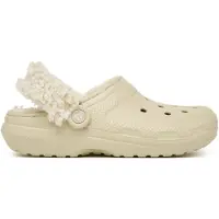 Crocs Zuecos Classic Fleece Lined Clog mujer - Beige - 37 / 38