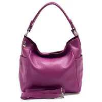 DrachenLeder Bolso de hombro fucsia