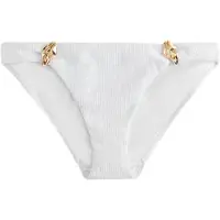 Next Braga de bikini oro / blanco