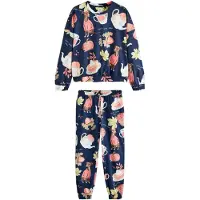 Next Pijama navy / verde claro / rosa / blanco