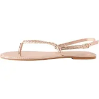 Next Sandalias de dedo 'Forever Comfort' marrón claro / oro rosa