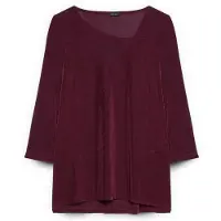 Fiorella Rubino Blusa burdeos