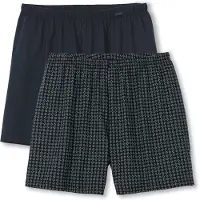 Calida Calzoncillo boxer azul noche / blanco