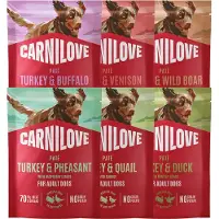 Carnilove Pouch Paté - Pavo y búfalo con pétalos de rosa - 12 x 300 g