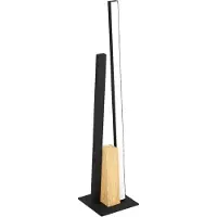 Eglo Panagria, color , color marrón, madera, aluminio, plástico, acero, madera, IP20, clase II, 2 bombillas, 3000 K